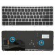 Πληκτρολόγιο Laptop HP EliteBook 840 G1 850 G1 840 G2 850 G2 ZBook 14 US BLACK Grey frame with Backlit